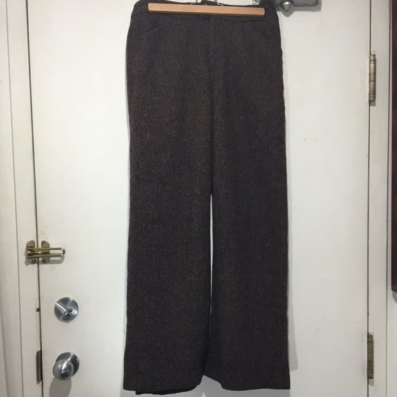 COMRAGS WIDE LEG WOOL PANTS SIZE M - Picture 4 of 7
